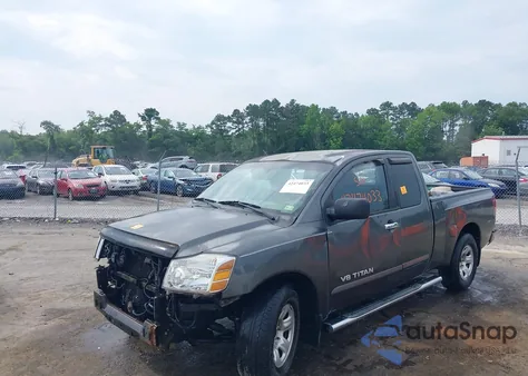 2007 Nissan Titan Se из США, поврежденный, VIN 1N6BA06A17N239721